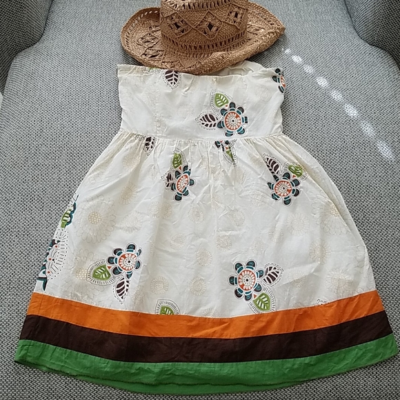 GUC Vintage adorable strapless boho mini dress - Picture 3 of 5